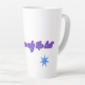 Je verdient alleen de beste sterren latte mok (Rechterhoek)