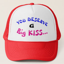 Je verdient een Big Kiss Trucker Hat Trucker Pet