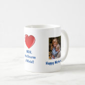 "Je verdient een gouden medaille!" Moederdag Mok (Voorkant rechts)