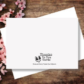 Je verdient een huis, maar hier is een bedankkaart