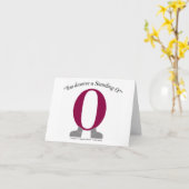 Je verdient een staande ovatie Bedankt & gefelicit Kaart (Gele Bloem)