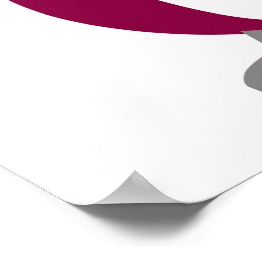 Je verdient een "Standing O"-Poster — het Podium P Poster (Hoek)