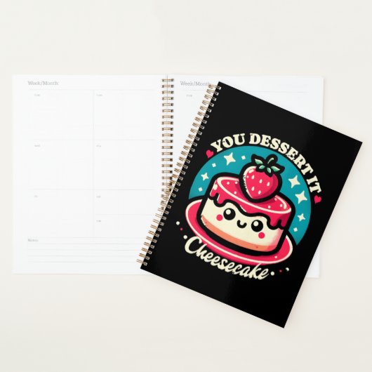 Je verdient het - Cheesecake Kawaii Planner (Display)