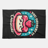 Je verdient het - Cheesecake Kawaii Theedoek (Horizontaal)