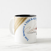 Je verdient vandaag een dikke koekje tweekleurige koffiemok (Voorkant links)