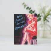 Je vergeet het maar ze herinnert zich poster briefkaart (Staand voorkant)