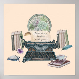 Je verhaal begint bij jou poster