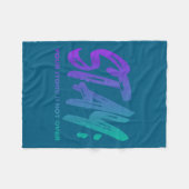 Je verhaal is nog niet voorbij Blijf Suicidepreven Fleece Deken (Voorkant (Horizontaal))