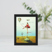 Je verhoogt me Inspirerend Ballerina Briefkaart (Staand voorkant)