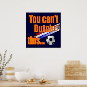 Je verhuurt Dutch This - Holland Soccer Gifts Poster (Keuken)