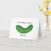 Je verjaardag is echt een grote Dill Kaart (Gele Bloem)