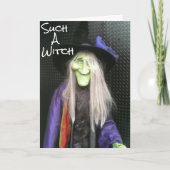 JE VERJAARDAG VERGETEN, ZO'N HEKS KAART (Voorkant)