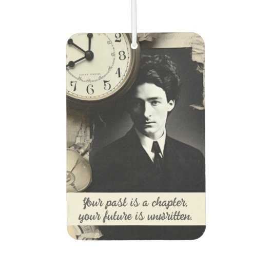 Je verleden is een hoofdstuk, je toekomst is onges luchtverfrisser (Voorkant)