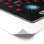 Je verlicht mijn leven, Japans Fireworks-grafisch Poster (Hoek)