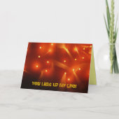 Je verlicht mijn leven! kaart (Voorkant)