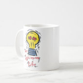 Je verlicht mijn leven koffiemok (Voorkant links)