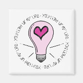 Je verlicht mijn leven magneet (Voorkant)