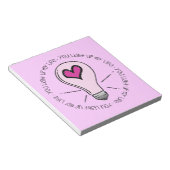 Je verlicht mijn leven notitieblok (Schuin)