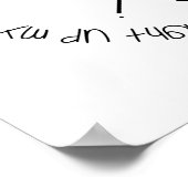 Je verlicht mijn leven poster (Hoek)