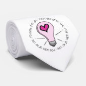 Je verlicht mijn leven stropdas (Opgerold)