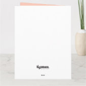 Je verlicht mijn leven Wenskaart Kaart (Achterkant)