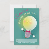 Je verlicht mijn Valentijn in de klas van mijn lev Kaart (Voorkant)