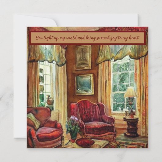 Je verlicht mijn wereld notitiekaartje (Voorkant)