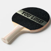 Je verliest Smack Talk Ping Pong Paddle Tafeltennisbatje (Voorkant Gekanteld)