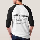 JE VERLIEZT ALLEEN HET GAME T-SHIRT (Achterkant)
