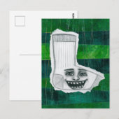 Je verloren sok Briefkaart (Voorkant / Achterkant)