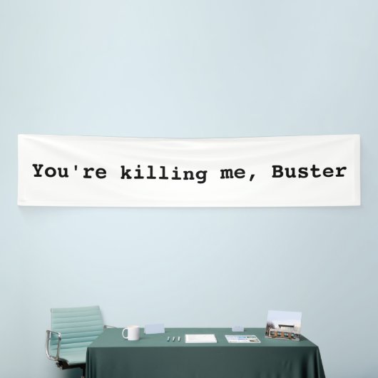 Je vermoordt me, Buster Spandoek (Beurs)