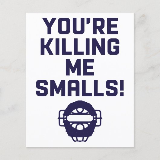 Je vermoordt me Smalls! (Voorkant)