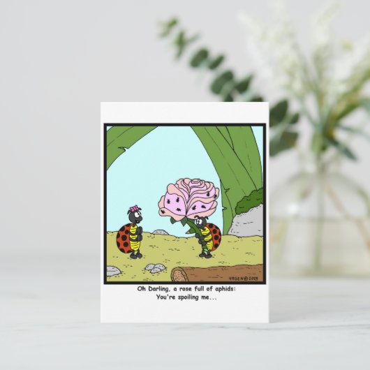 Je verpest me... briefkaart (Staand voorkant)