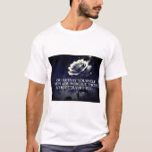 Je verraadt jezelf - Dark Roos Quote over verraad T-shirt (Voorkant)