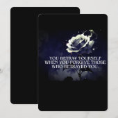 Je verraadt jezelf Uitnodiging & Briefkaart – Dark (Voorkant / Achterkant)