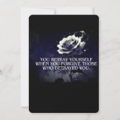 Je verraadt jezelf Uitnodiging & Briefkaart – Dark (Voorkant)