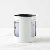 Je vertrekt het werk voor me. mok (Midden)