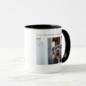 Je vertrekt het werk voor me. mok (Voorkant rechts)