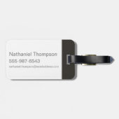 Je vervloekt het, je verdraagt het. bagagelabel (Achterkant horizontaal)