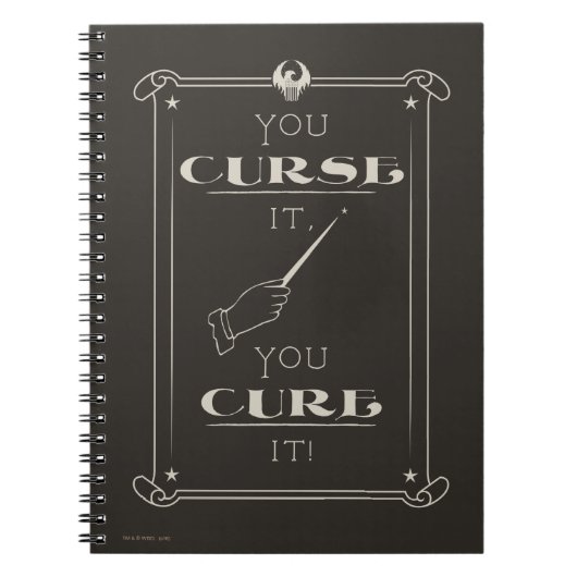 Je vervloekt het, je verdraagt het. notitieboek (Voorkant)