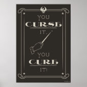 Je vervloekt het, je verdraagt het. poster (Voorkant)