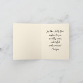 Je verwarmt mijn hart - Teddybeerliefde Kaart (Binnen)