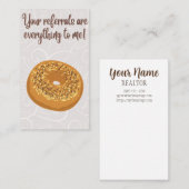 Je verwijzingen zijn alles! Pop-door-onroerend goe Visitekaartje (Voorkant / Achterkant)