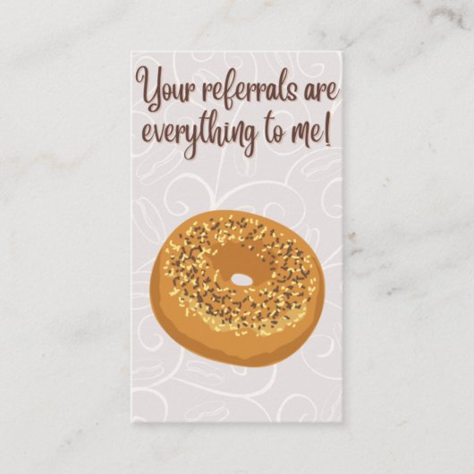 Je verwijzingen zijn alles! Pop-door-onroerend goe Visitekaartje (Voorkant)