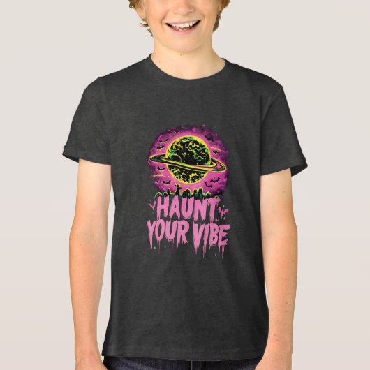 Je vibe achtervolgen Tri-Blend shirt (Voorkant)
