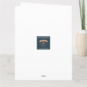 Je vibe trekt je tribe groet aan kaart (Achterkant)