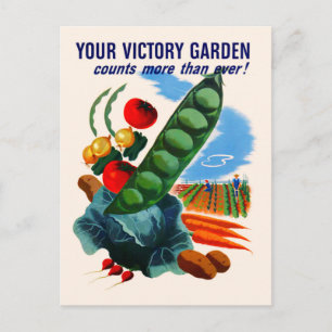 Je Victory Garden Briefkaart