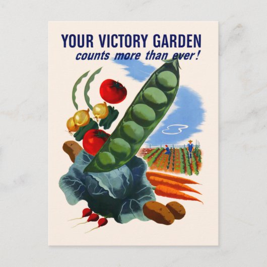 Je Victory Garden Briefkaart (Voorkant)