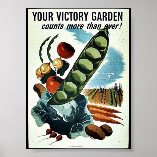 Je Victory Garden Poster (Voorkant)