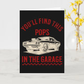 Je Vindt Deze Pops In De Garage Vaderdag Cli Kaart (Gele Bloem)